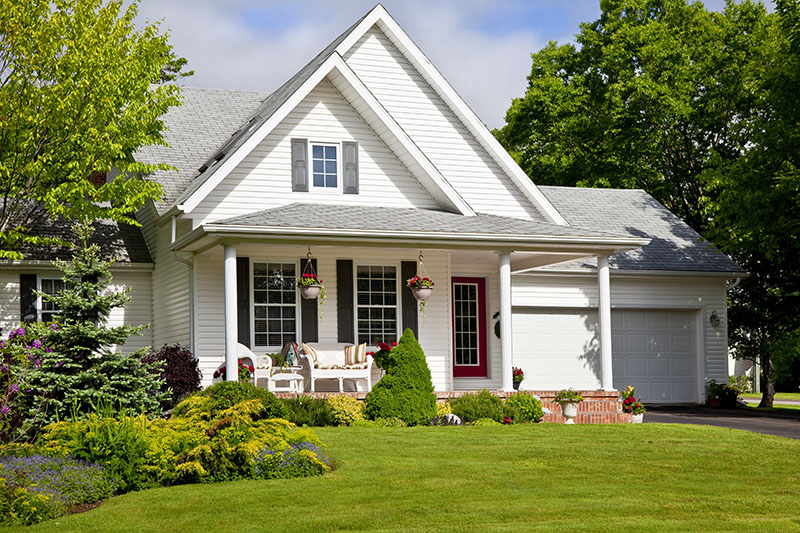 North American Home in the suburbs